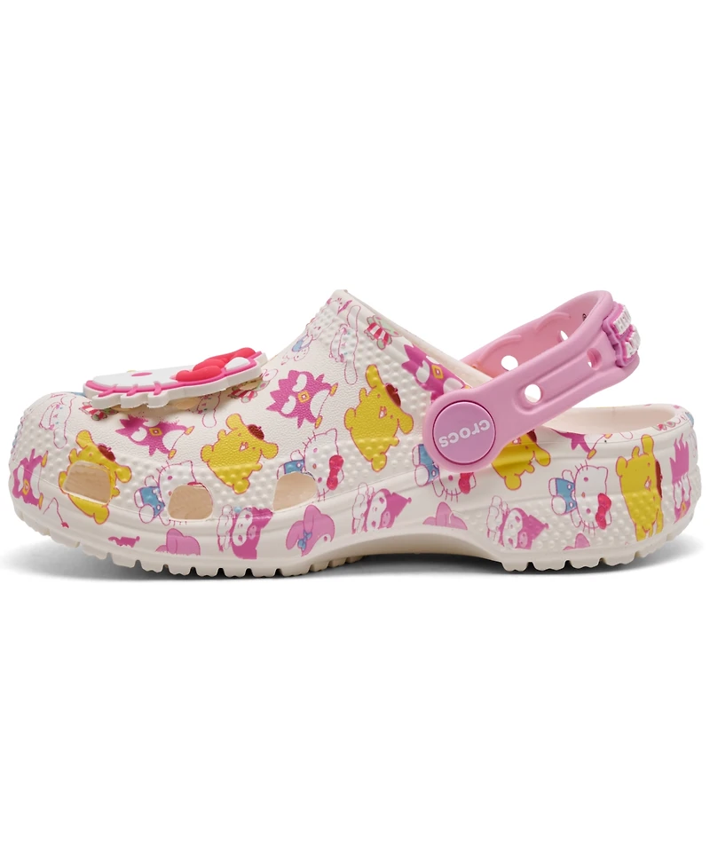 Crocs x Hello Kitty Toddler Girls Classic Clogs from Finish Line