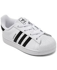 Adidas Originals Toddler Kids Superstar Ii Elastic Lace Casual Sneakers from Finish Line