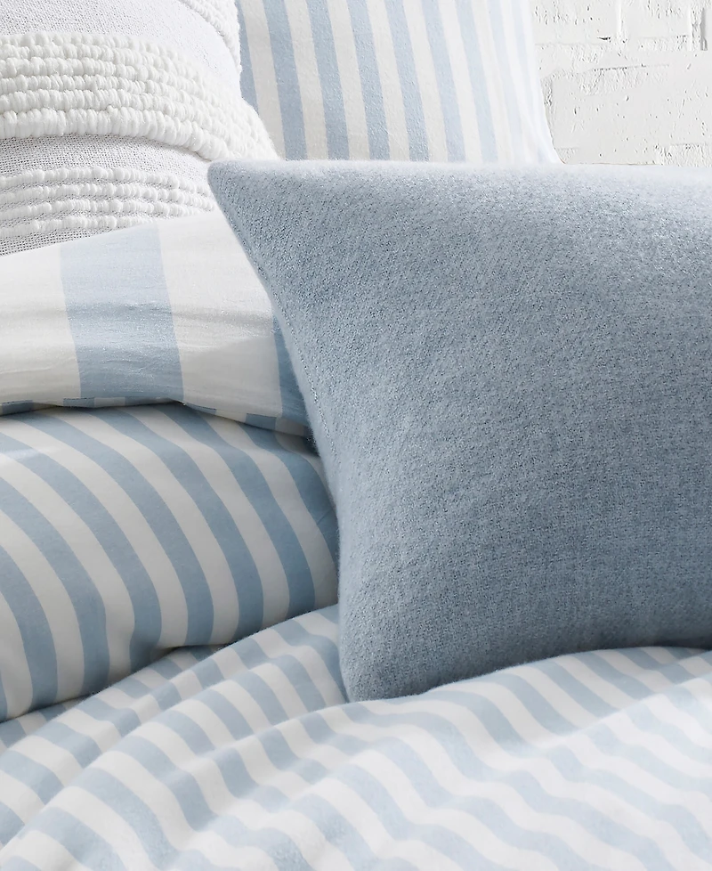Dkny Pure Faux Cashmere Pearl Blue Decorative Pillow, 14" x 30"