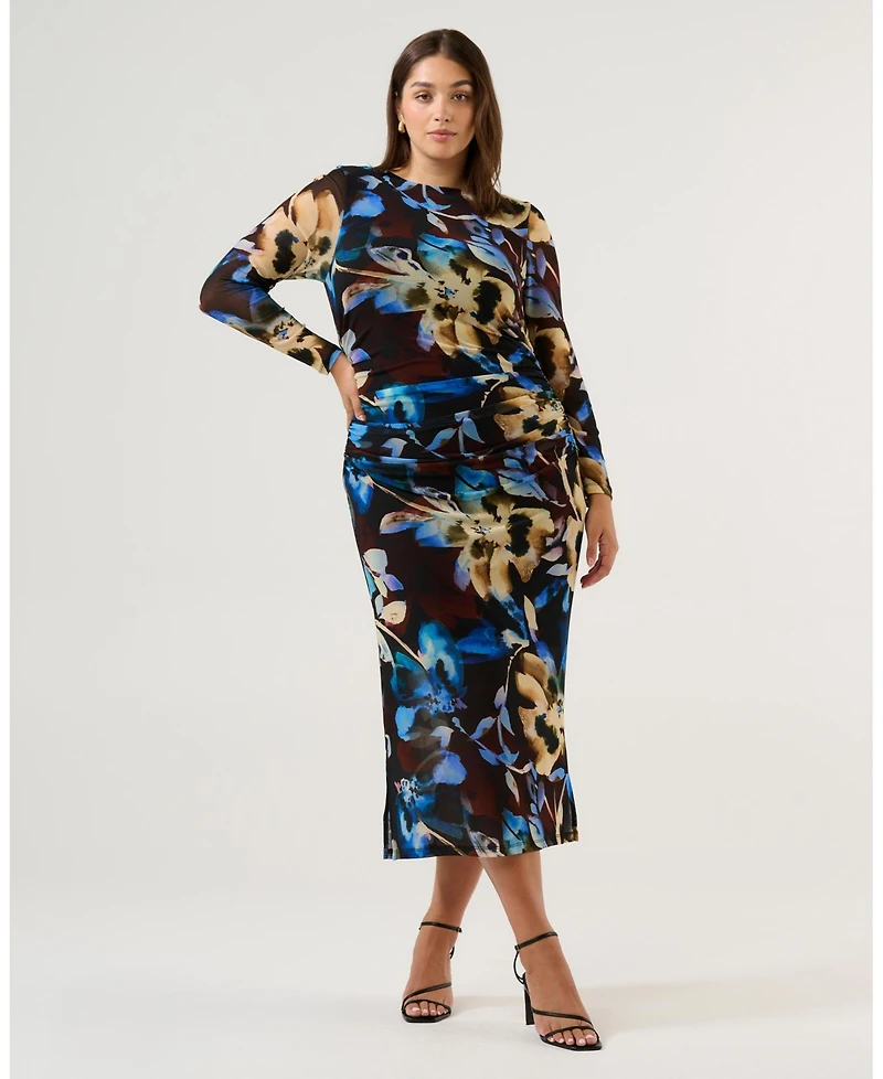 Estelle Cleo Mesh Midi Dress
