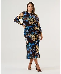 Estelle Cleo Mesh Midi Dress