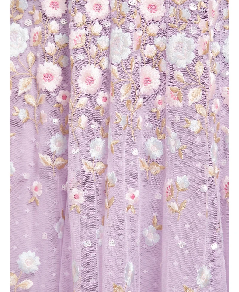 Needle & Thread Women's Ethereal Blooms Short Sleeve Ankle Gown