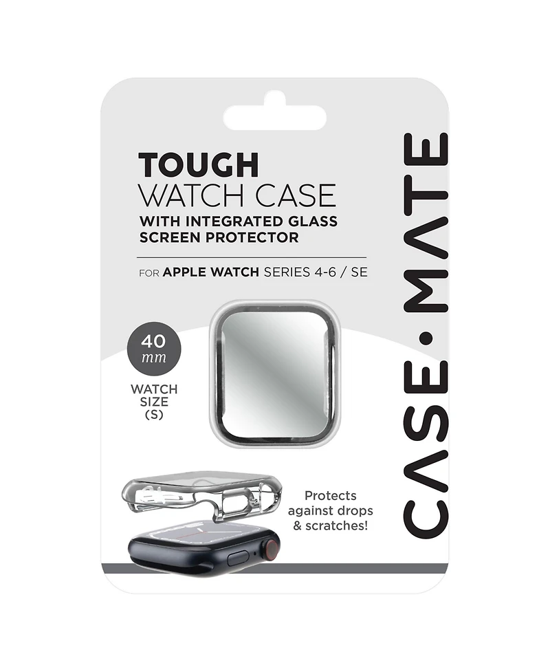 Case-Mate Tough Case with Integrated Glass Screen Protector for Apple Watch