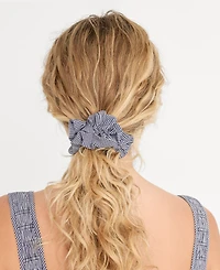 Good American Women's Gingham Pattern Scrunchie