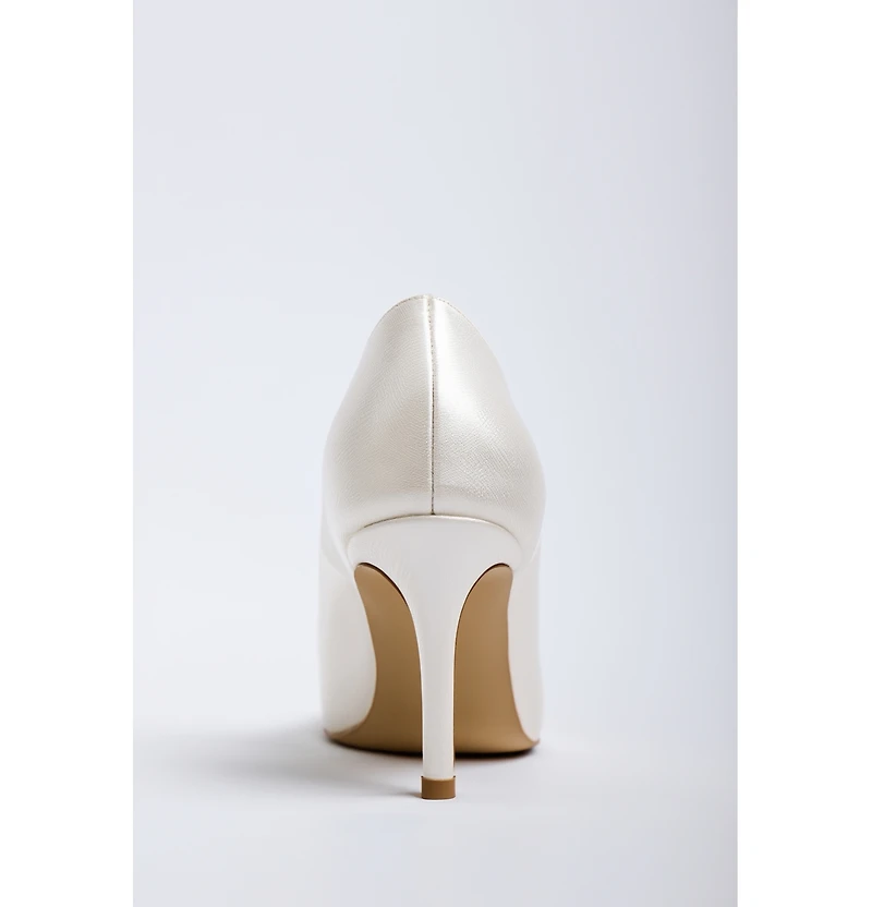 Forever & Always Shoes Women's Bard Bridal Stiletto Pump