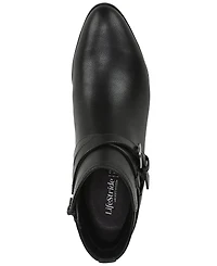LifeStride Women's Oaklyn Zip Short Pointed Toe Booties