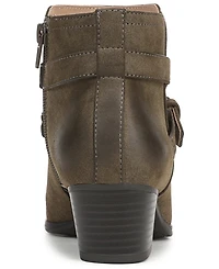 LifeStride Women's Oaklyn Zip Short Pointed Toe Booties