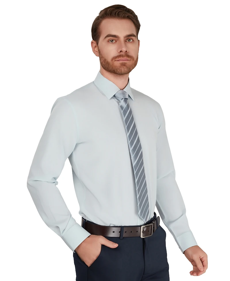 Alfani Men's Slim-Fit Performance Solid Dress Shirt, Macy's Exclusive