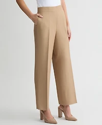 Kasper Women's Linen-Blend Pull-On Pants