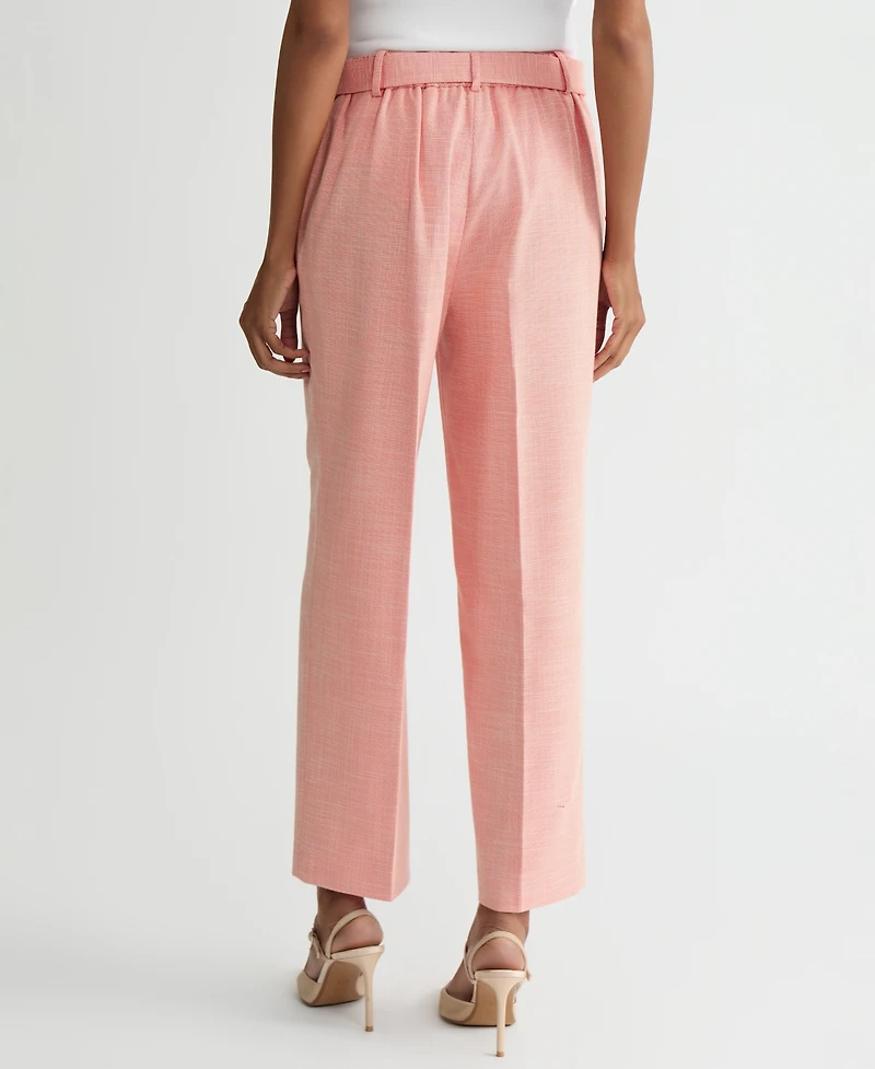 Kasper Women's Belted Pull-On Pants
