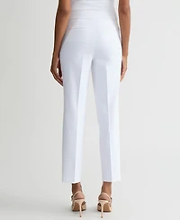 Kasper Women's Stretch Twill Cropped Pull-On Pants, Regular & Petite