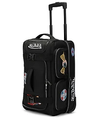 Von Dutch Signature Patch 28" Checked Rolling Duffel