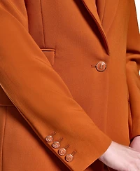 Karl Lagerfeld Paris Women's Long-Sleeve One-Button Jacket