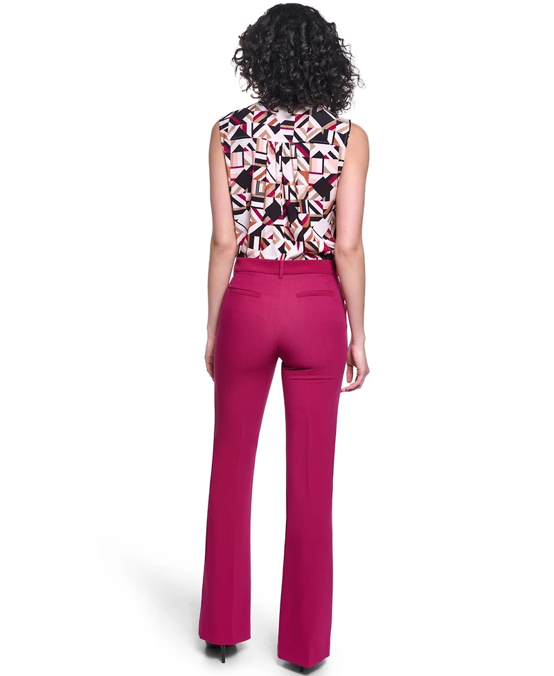 Karl Lagerfeld Paris Women's Mid-Rise Pants