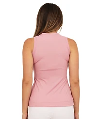 24seven Comfort Apparel Women's Ribbed Knit Sleeveless Tank Top