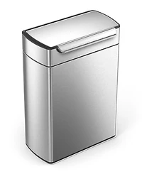 Simplehuman 48 Liter Touch Bar Recycling Kitchen Trash Can