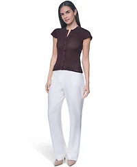 Calvin Klein Petite Cap-Sleeve Sweater