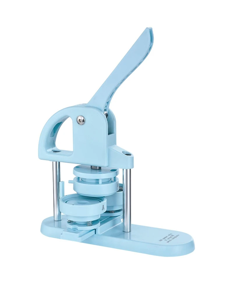 Yobtop 3 in 1 Button Maker Machine, 25/32/58mm Pin Press Kit with 300 Button Parts, Arc Handle, Panda Magic Book, Diy Craft Set for Kids