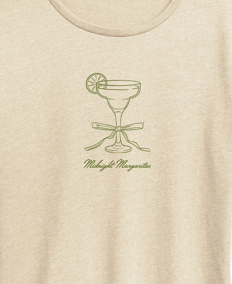 Hybrid Apparel Plus Instant Message Midnight Margaritas Short-Sleeve Graphic T-Shirt