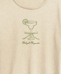 Hybrid Apparel Plus Instant Message Midnight Margaritas Short-Sleeve Graphic T-Shirt