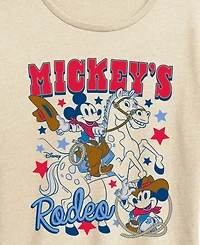 Hybrid Apparel Plus Disney Mickey Western Americana Short-Sleeve Graphic T-Shirt