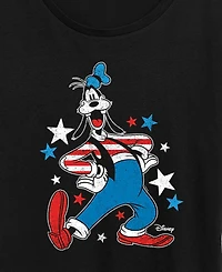 Hybrid Apparel Plus Disney Goofy Americana Short-Sleeve Graphic T-Shirt