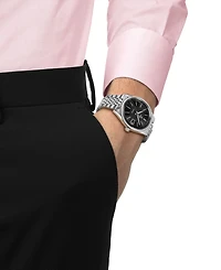 Tissot Unisex Round Silver Stainless Steel Watch 39mm