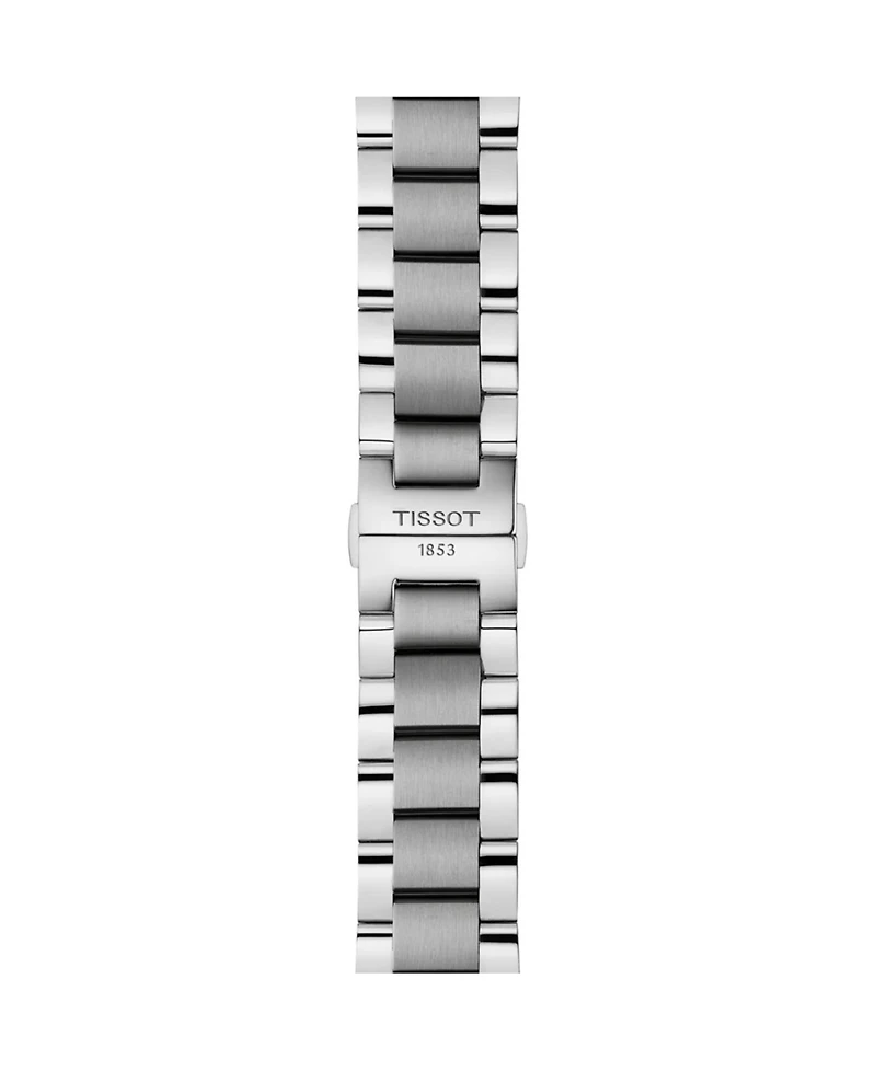 Tissot Men's Round Silver Stainless Steel Watch 42mm