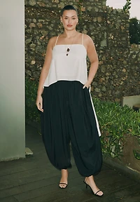 Eloquii Women's Dramatic Balloon Pants