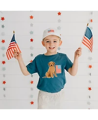 Sweet Wink Boys American Flag Patch Baseball Hat