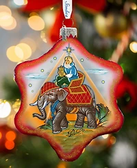 G.DeBrekht Miracle Nativity Snowflake Ornament