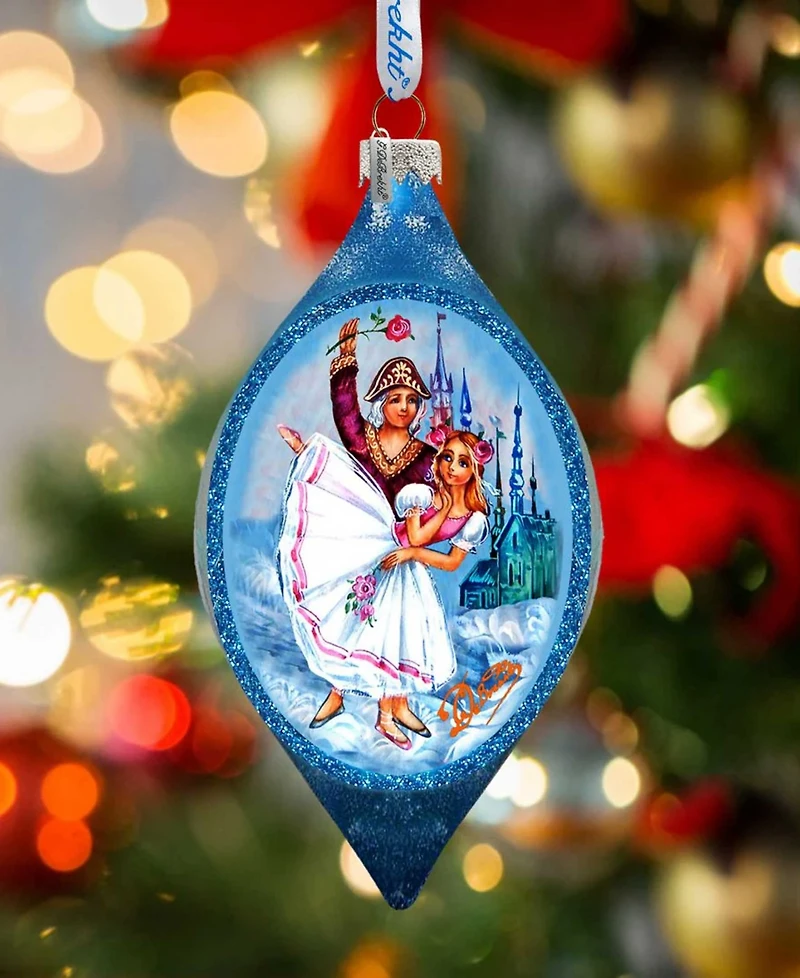 G.DeBrekht Nutcracker Dance Drop Glass Ornament
