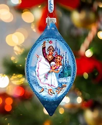 G.DeBrekht Nutcracker Dance Drop Glass Ornament