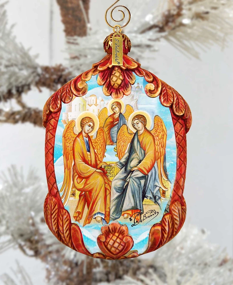 G.DeBrekht Hand Painted Trinity Scenic Ornament