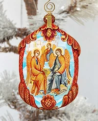 G.DeBrekht Hand Painted Trinity Scenic Ornament