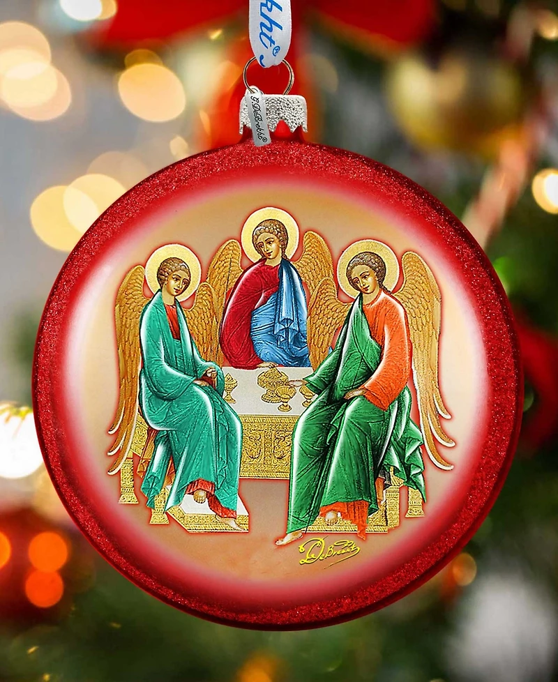 G.DeBrekht Trinity Glass Ornament Medallion
