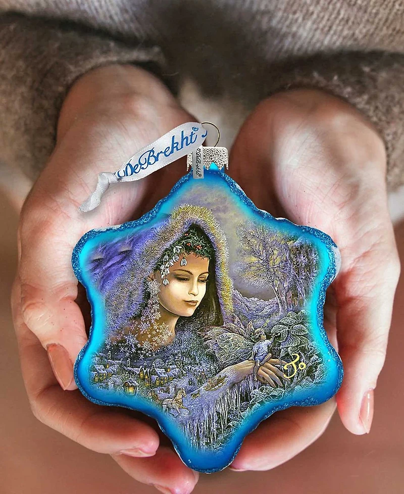 G.DeBrekht Winter Goddess Glass Ornament Holiday Splendor