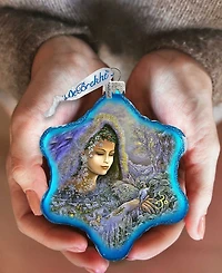 G.DeBrekht Winter Goddess Glass Ornament Holiday Splendor