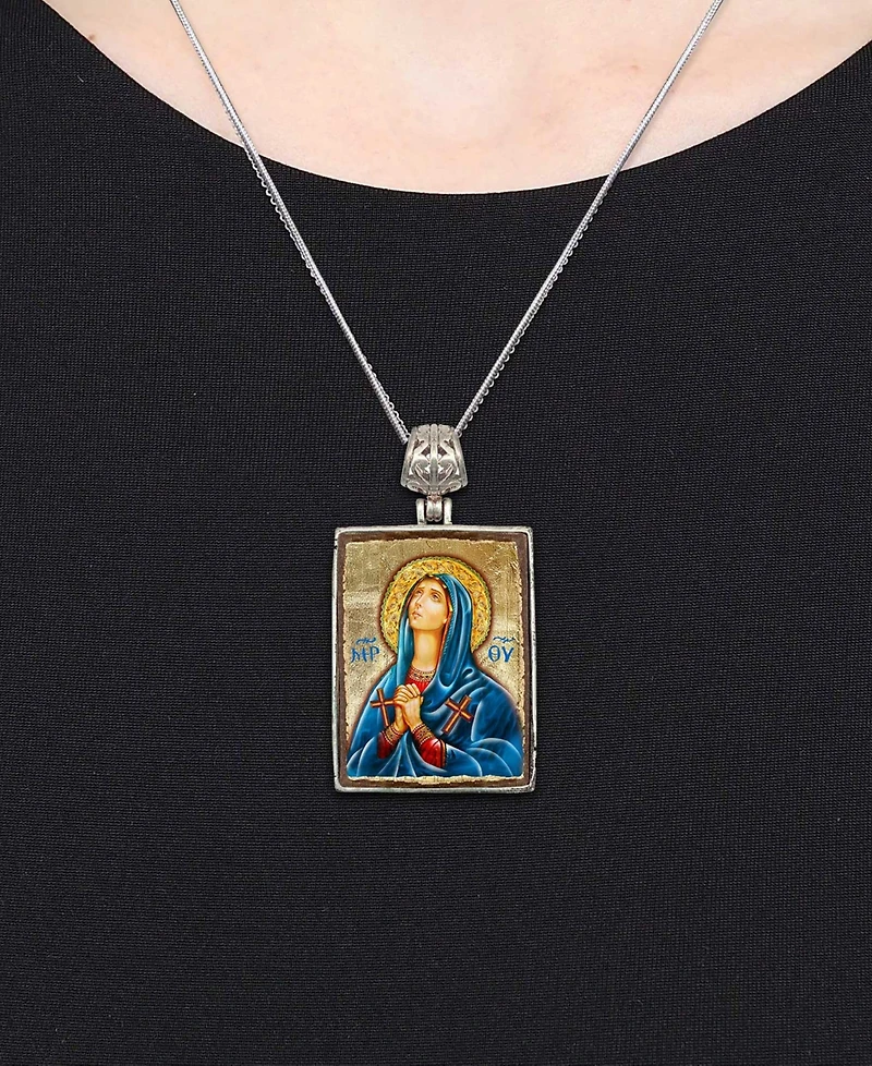 G.DeBrekht Maria Magdalena Religious Holiday Jewelry Necklace Monastery Icons