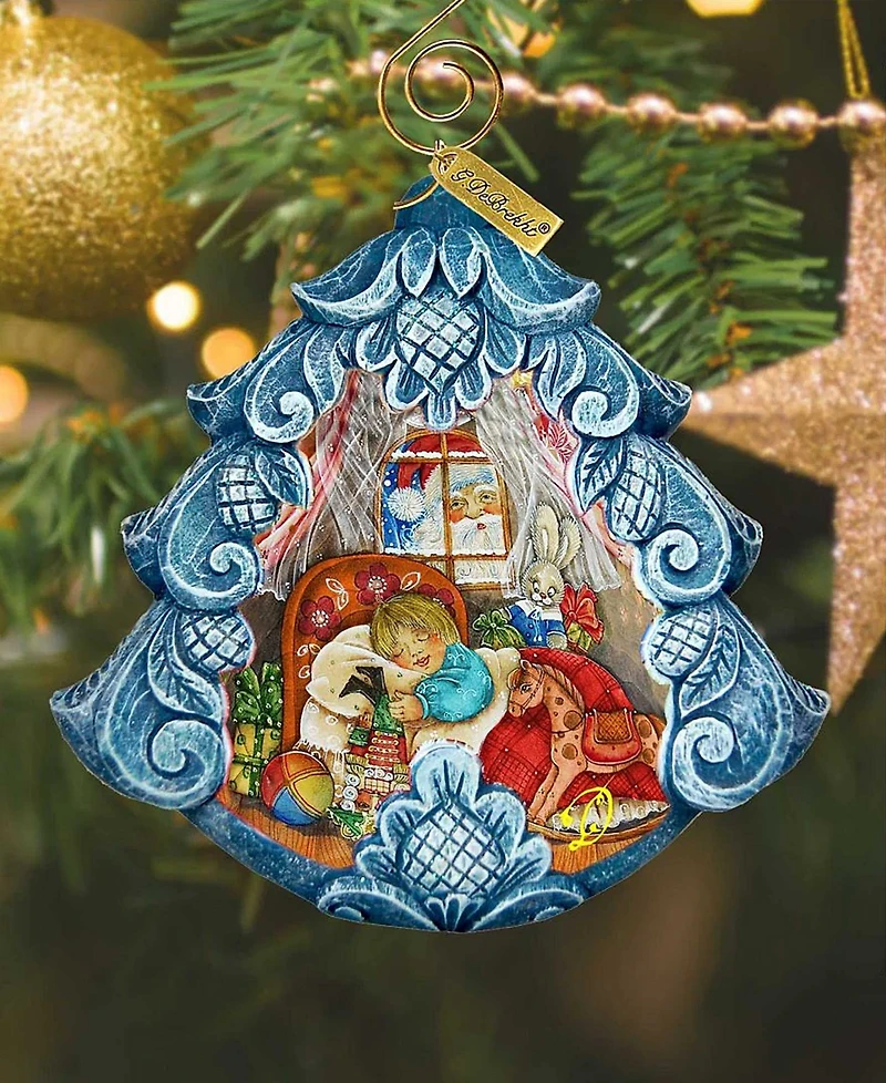 G.DeBrekht Night Before Christmas Tree Sculpted Ornament