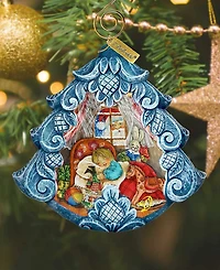G.DeBrekht Night Before Christmas Tree Sculpted Ornament