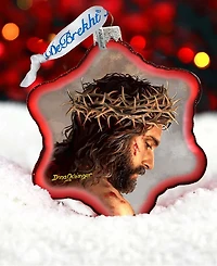 G.DeBrekht Father Forgive them Snowflake Holiday Ornament