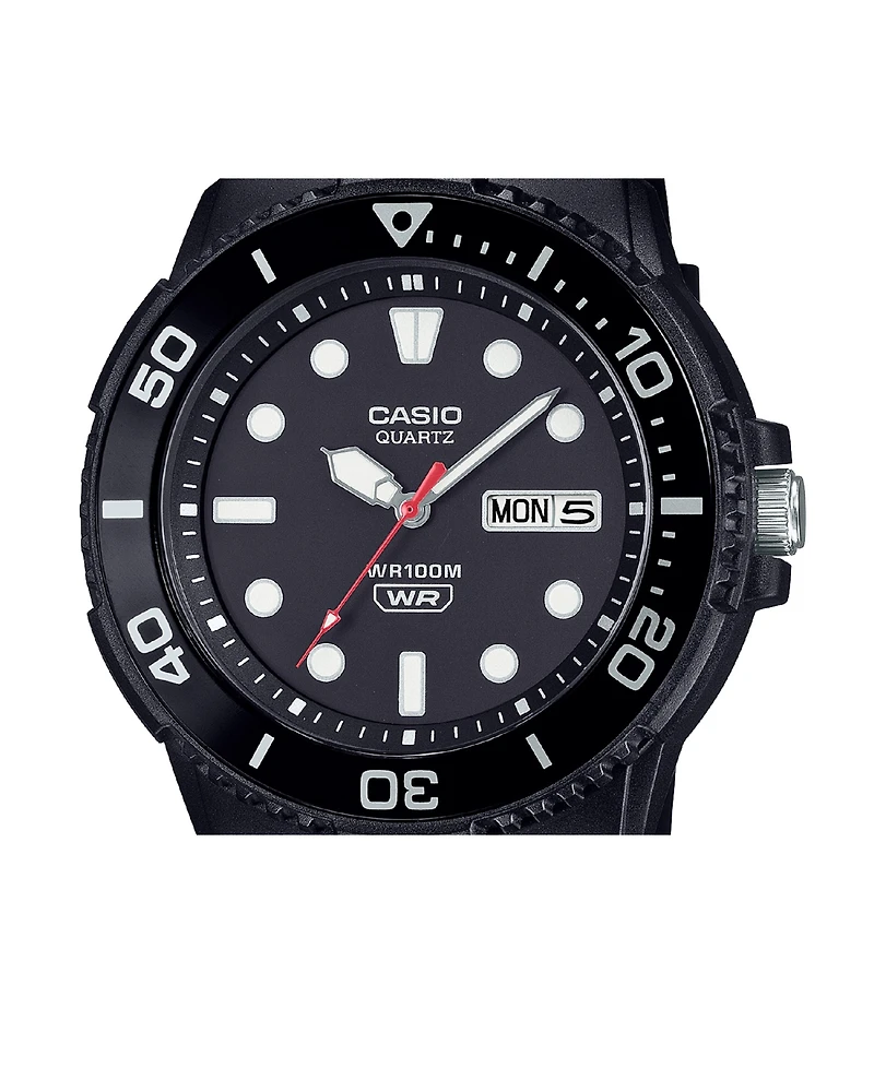 Casio Men's Analog Black Resin Watch 44.6mm