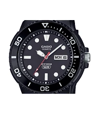 Casio Men's Analog Black Resin Watch 44.6mm