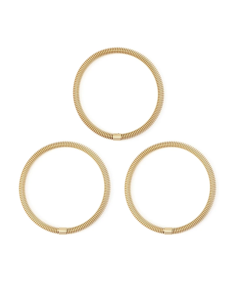 Robert Lee Morris Soho Coiled Bangle Bracelet Set