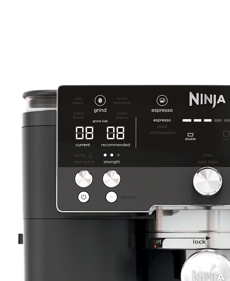 Ninja 13" Luxe Cafe Premier Series 3-in-1 Espresso, Coffee and Cold Brew Machine