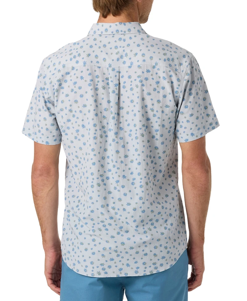 O'Neill Men's Oasis Standard Short-Sleeve Printed Woven Shirt