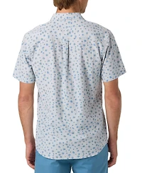 O'Neill Men's Oasis Standard Short-Sleeve Printed Woven Shirt