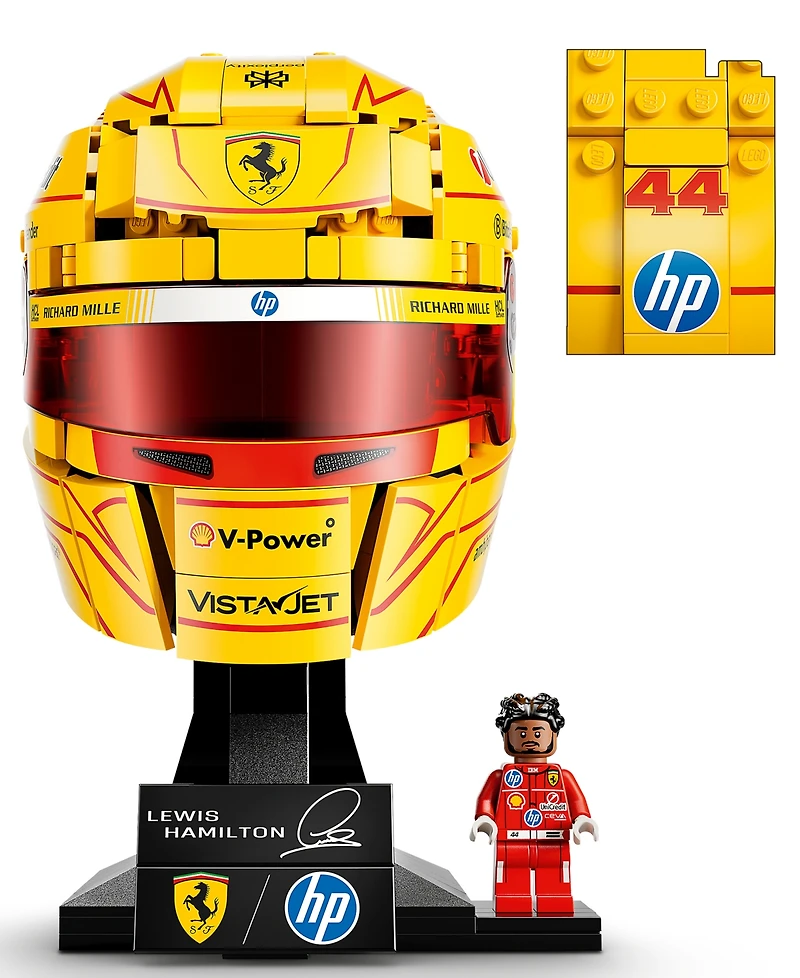 Lego Editions Scuderia Ferrari Hp Lewis Hamilton Helmet 43022, 884 Pieces