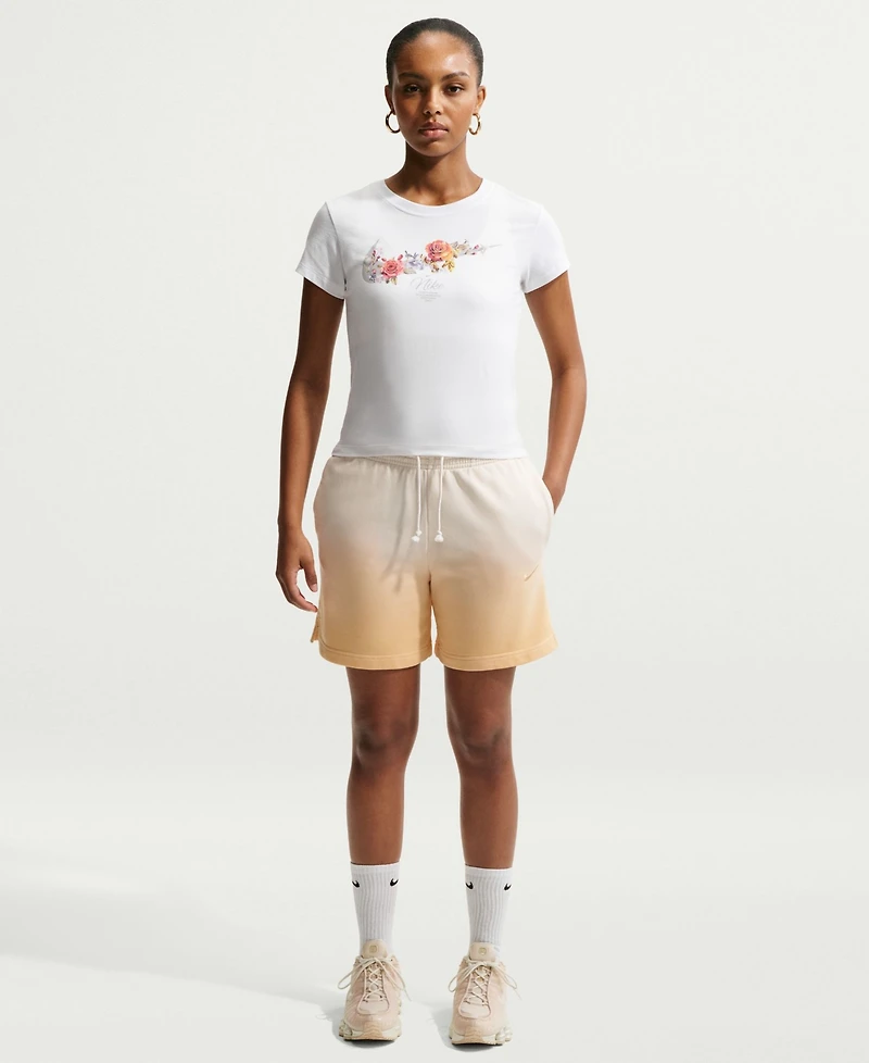 Nike Women's Sportswear Chill Knit Slim Cropped T-Shirt